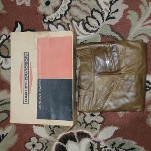 Vintage Harley Davidson leather pants new in box waist 30 length 31